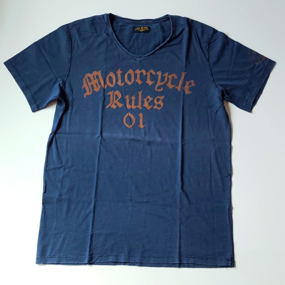 RUDE RIDERS Handcrafted Graphic Tee Size XL
